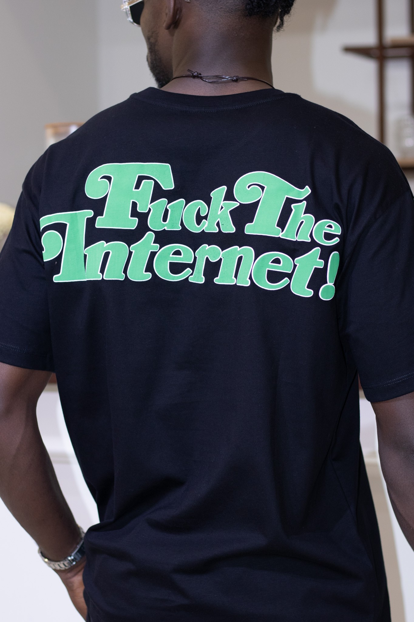 F**k The Baskılı Oversize Tshirt