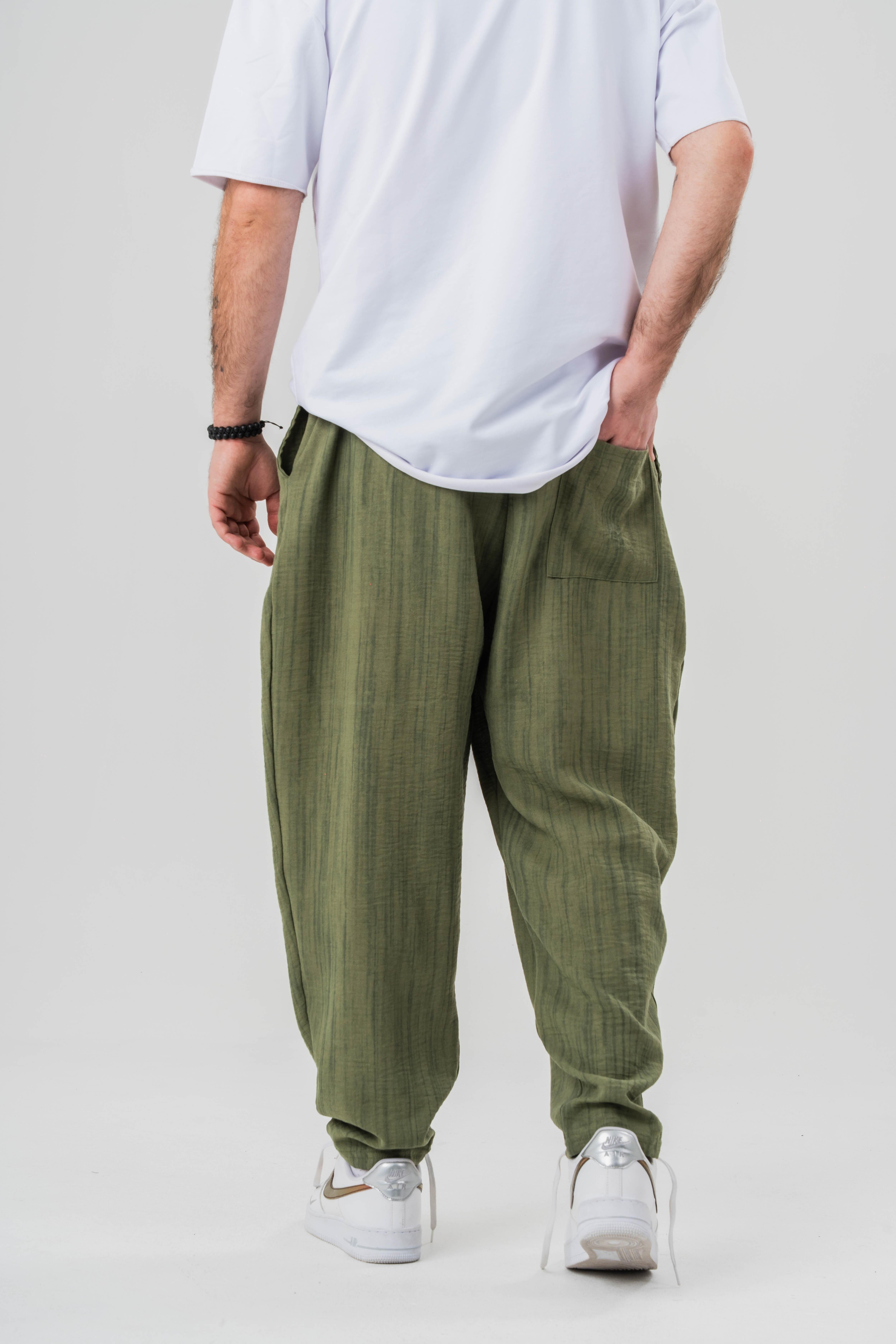 Desenli Baggy Pantolon
