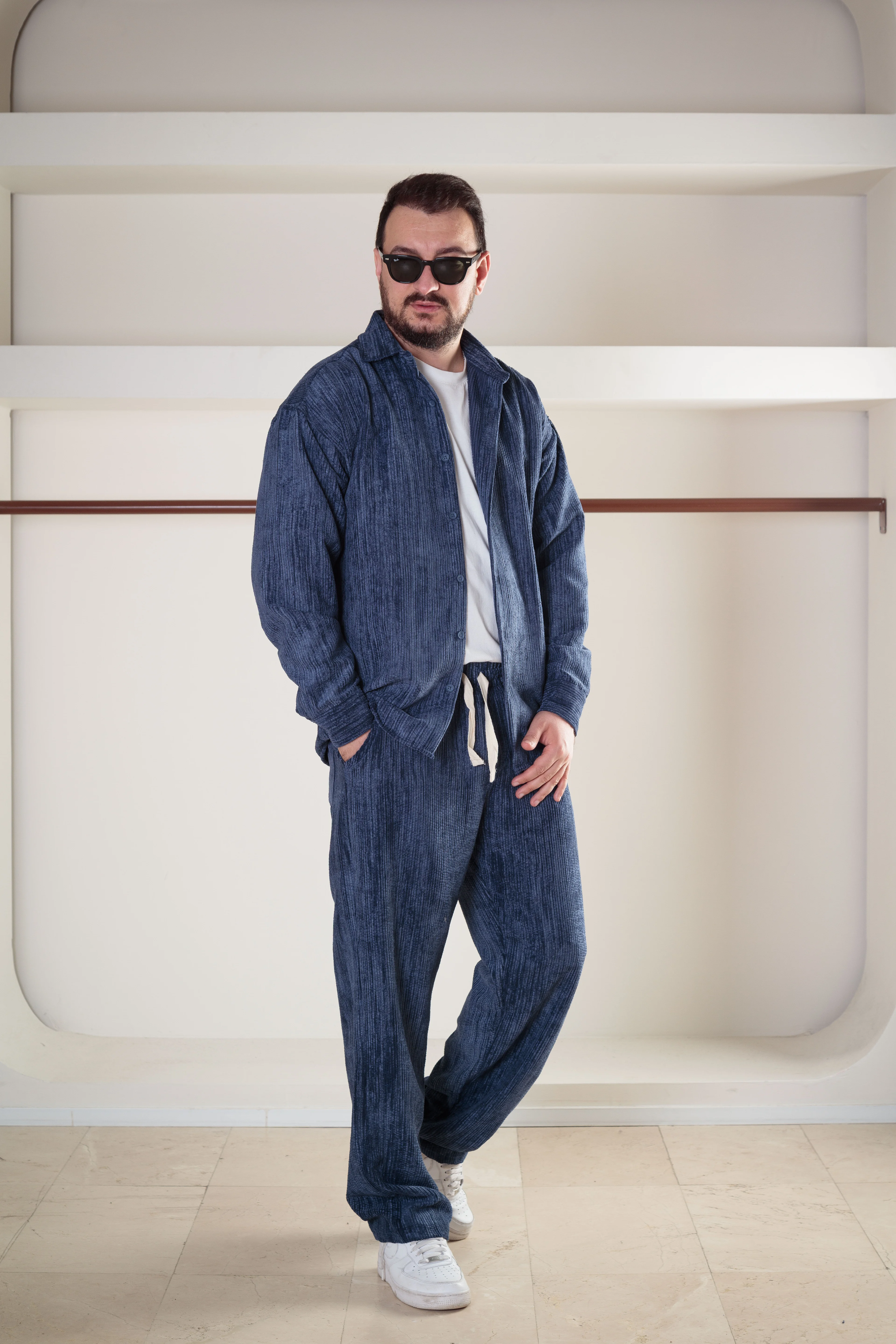 Oversize Kadife Takım