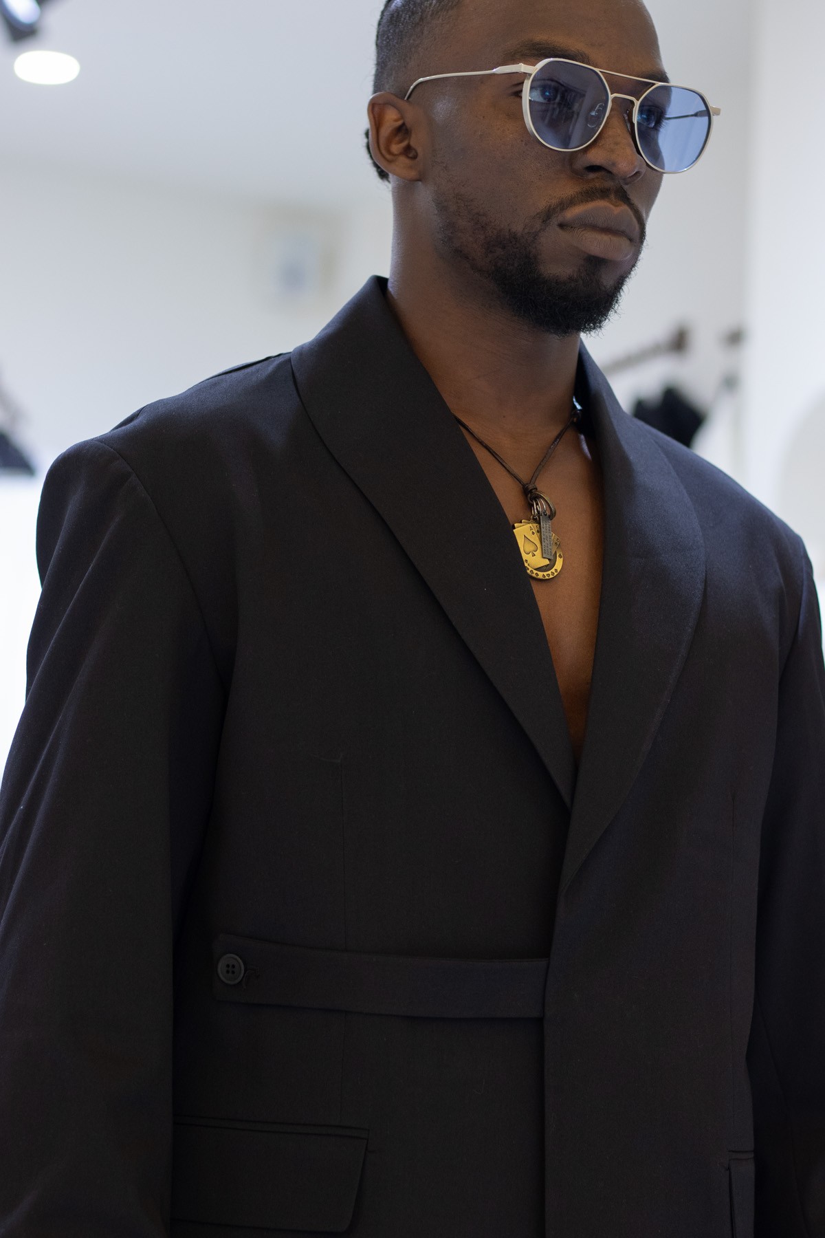 Oversize Çapraz Bağcıklı Detaylı