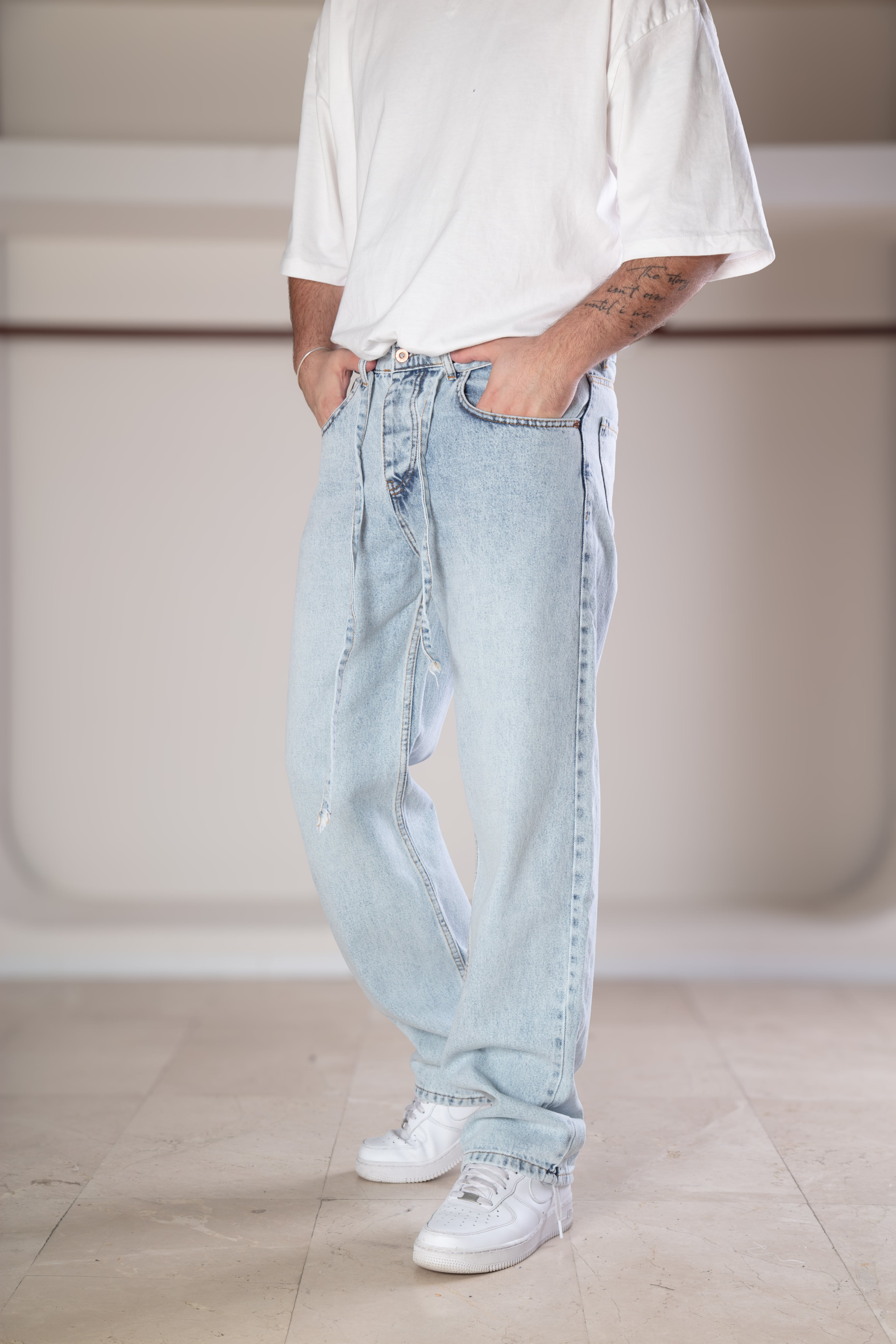Erkek Baggy Jean Pantolon