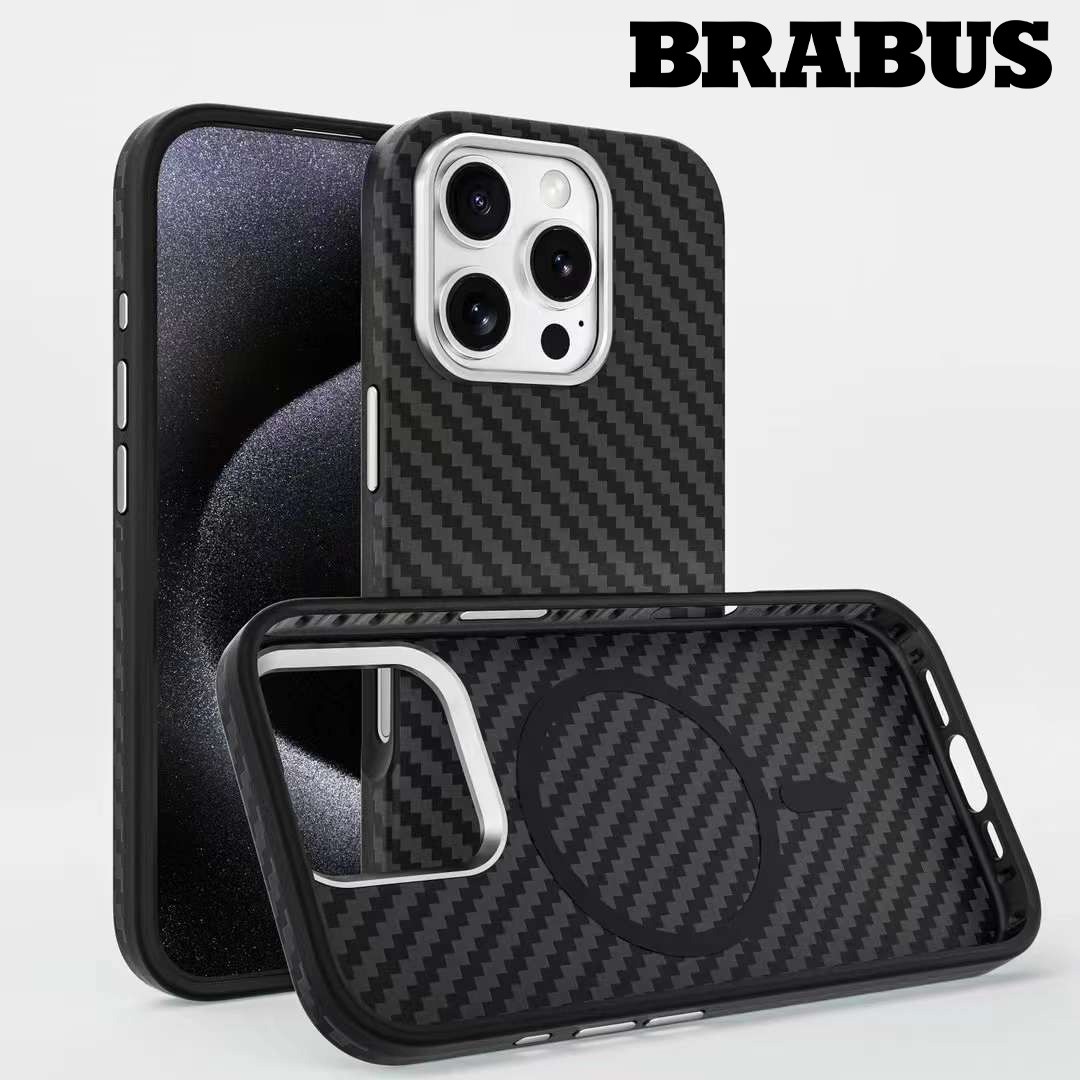 iPhone 16 Pro Kevlar Karbon Fiber Kılıf