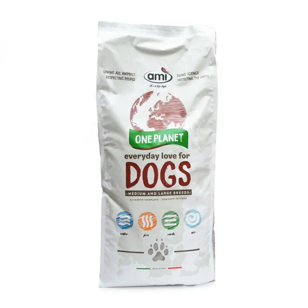 Ami Bitkisel Orta ve Büyük Irk Kuru Köpek Maması - 12 kg