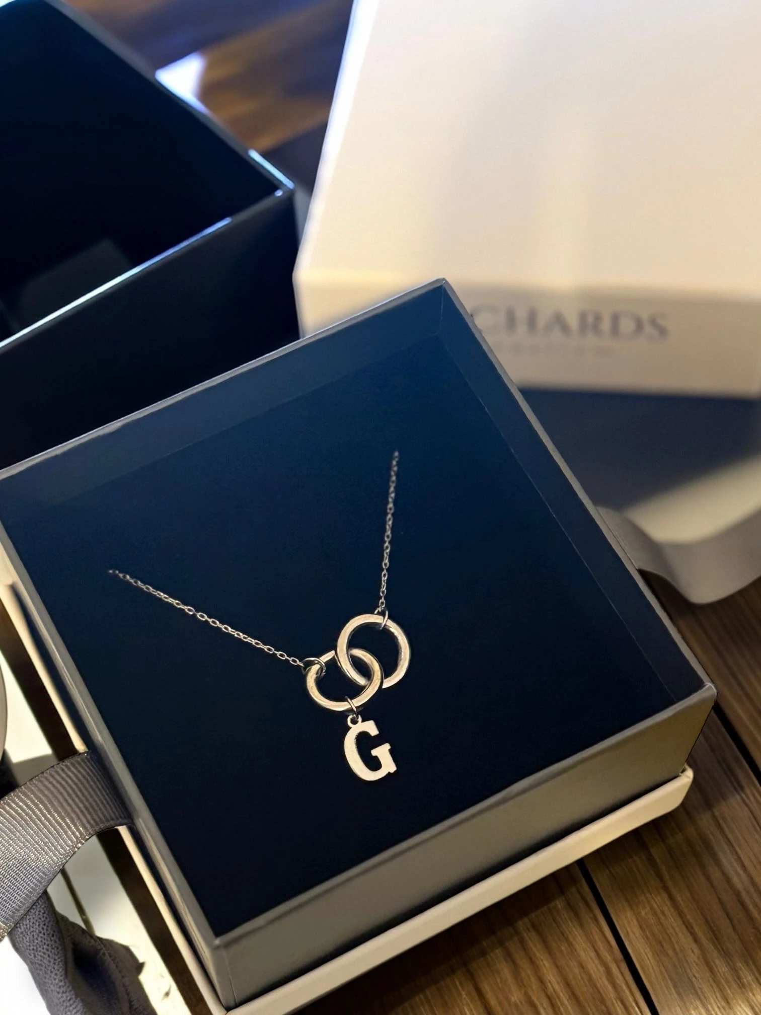 Sonsuz Bağ Bound Harf Kolye 925 Ayar Gümüş