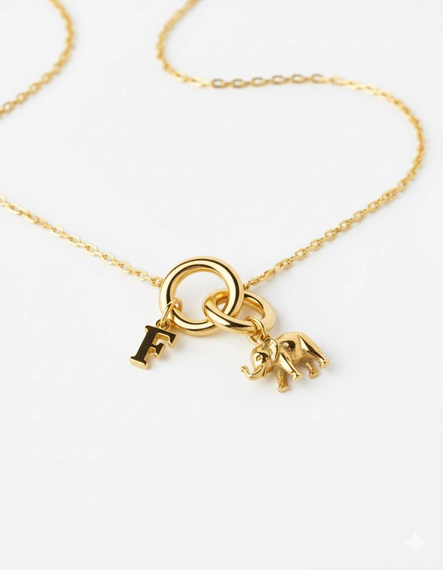 StoryLink Hikaye Halkası Midi Charm Kolye 