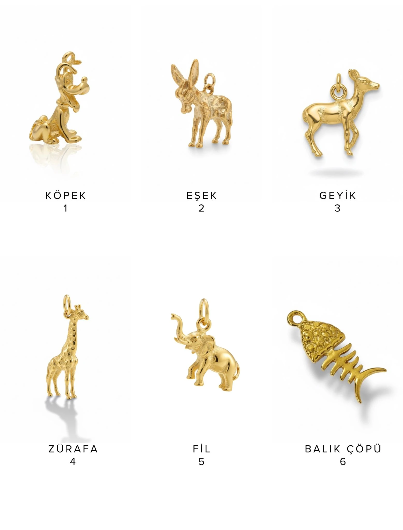 StoryLink Hikaye Halkası Midi Charm Kolye 