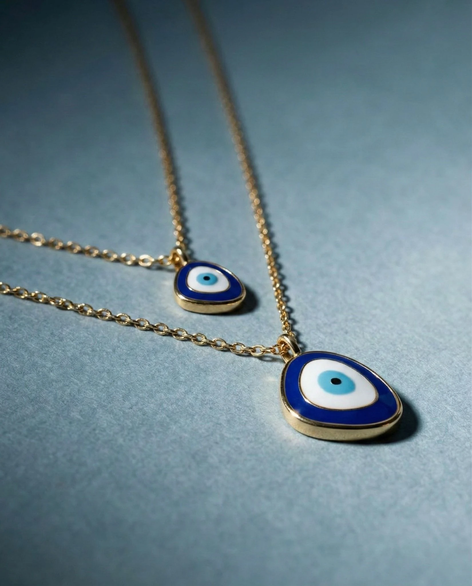 Marcelene Lacivert Tılsım Kolye