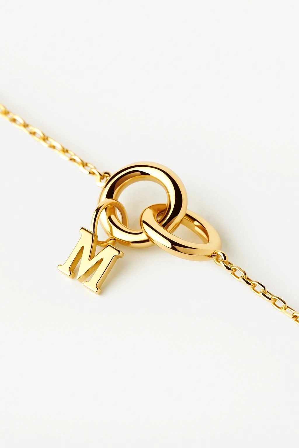 Sonsuz Bağ Bound Harf Kolye 925 Ayar Gümüş