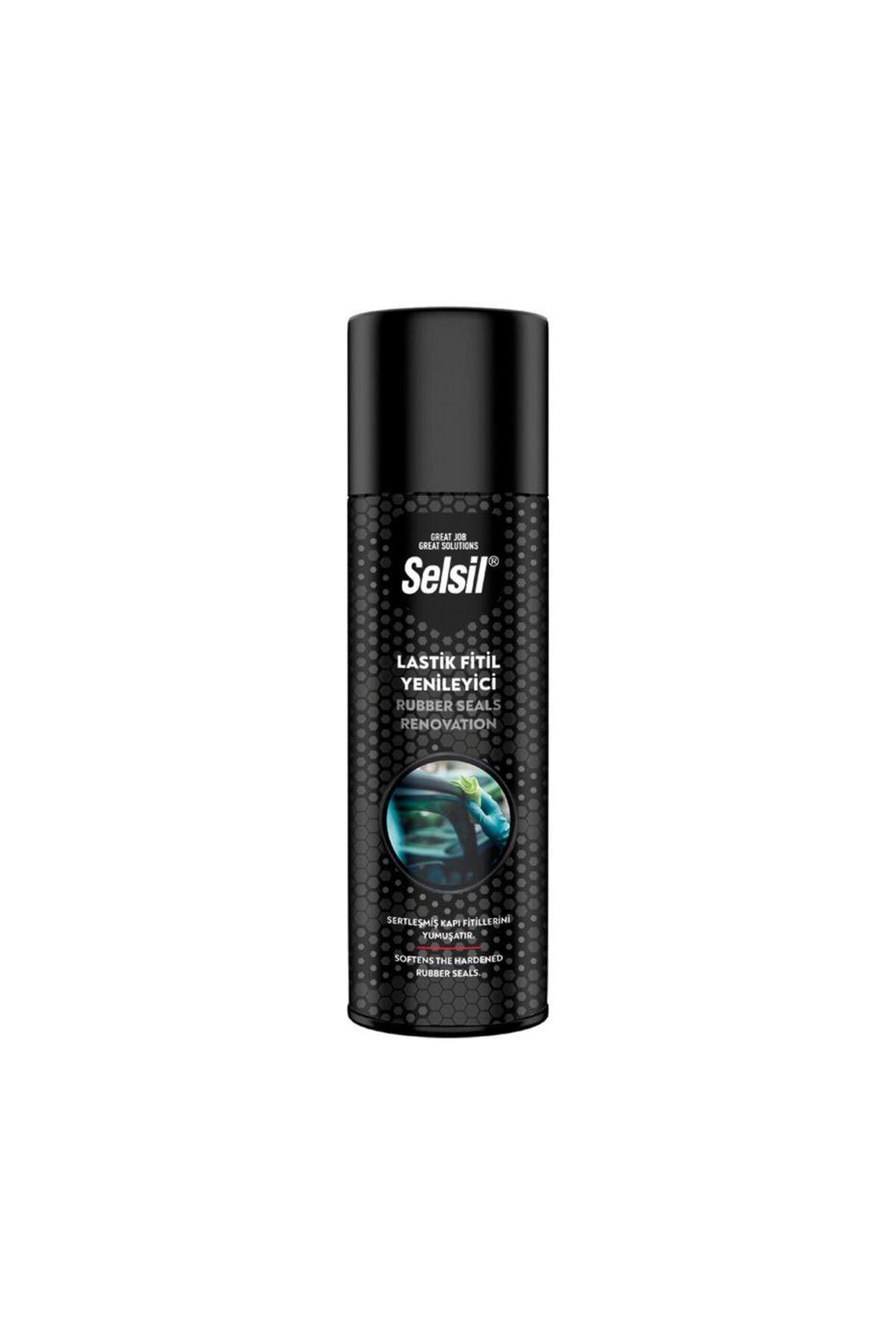 SELSİL Lastik Kauçuk Fitil Yenileyici ve Yumuşatıcı Sprey 200 ml.