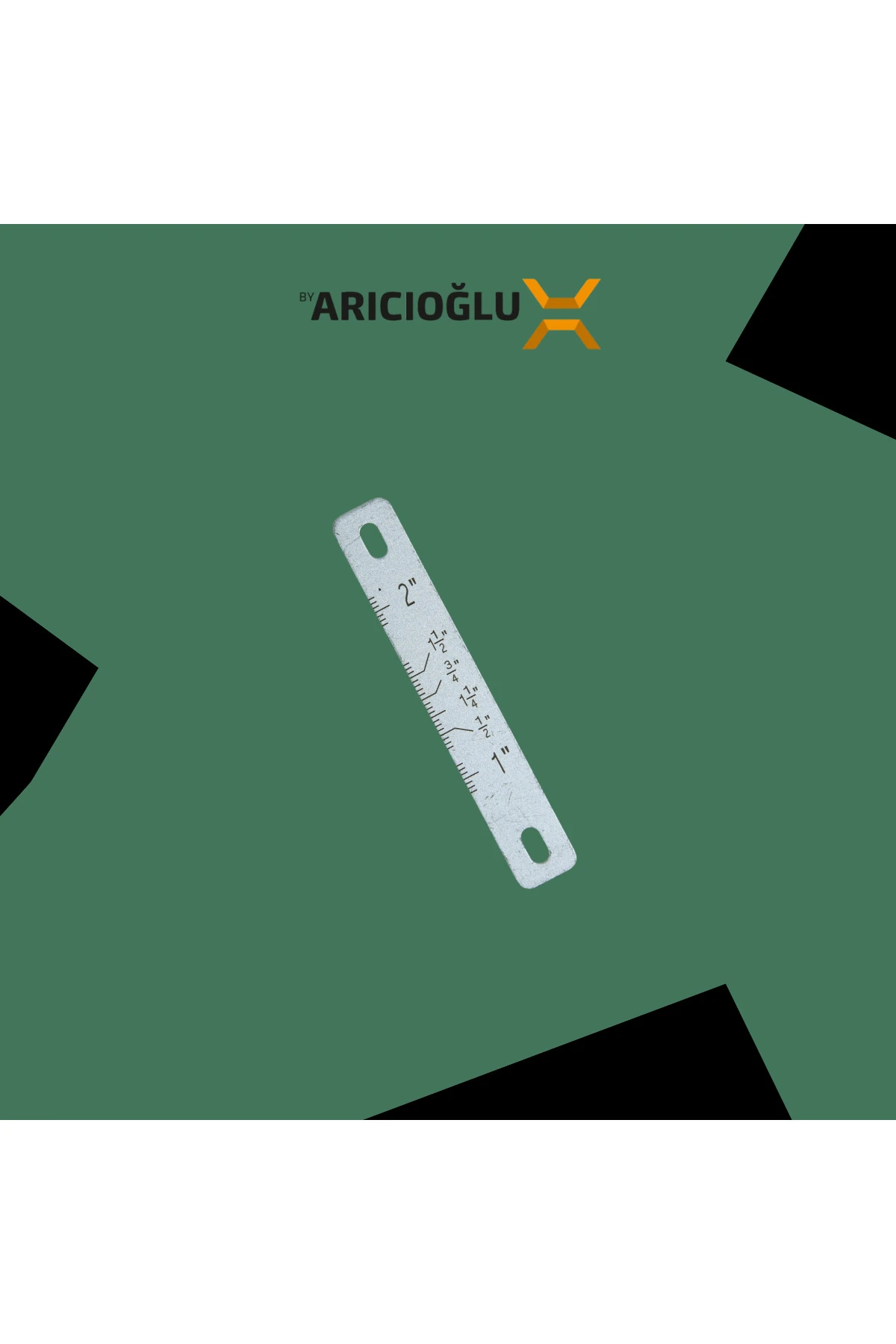 Tezgah Pafta Kafa 1/2''-2'' Alüminyum Ölçü Levhası