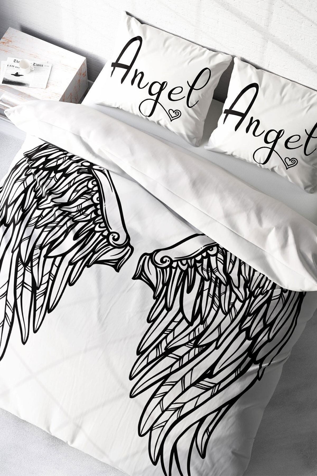 Angel Wing Modern Çift Kişilik Nevresim Takımı