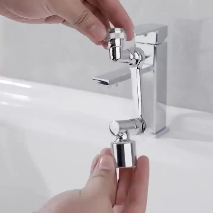 Pratik Kullanım 1080 Derece Dönebilen 2 Fonksiyonlu Mutfak Banyo Musluk Başlığı