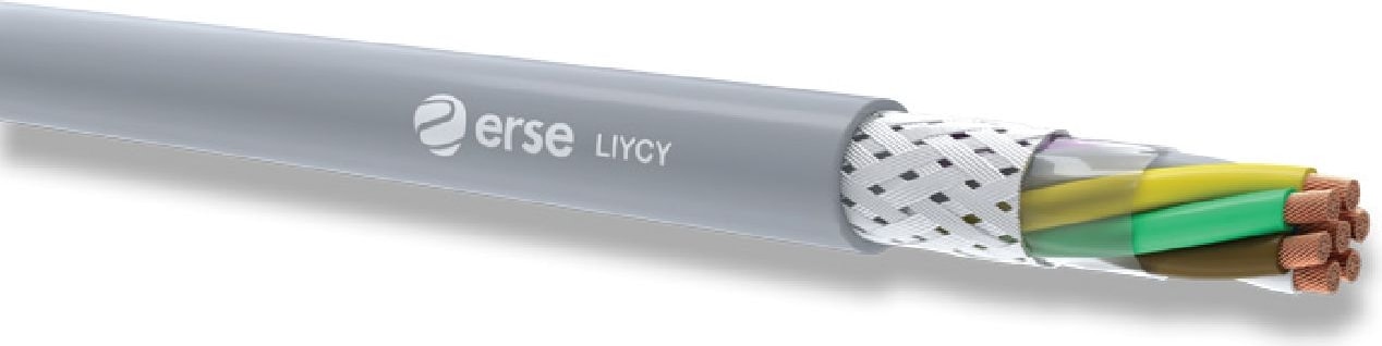 Lıycy-2x0.22 ,kesit 0.22MM 2-Damar/çok Telli Blendajlı Pvc Kumanda Kablo