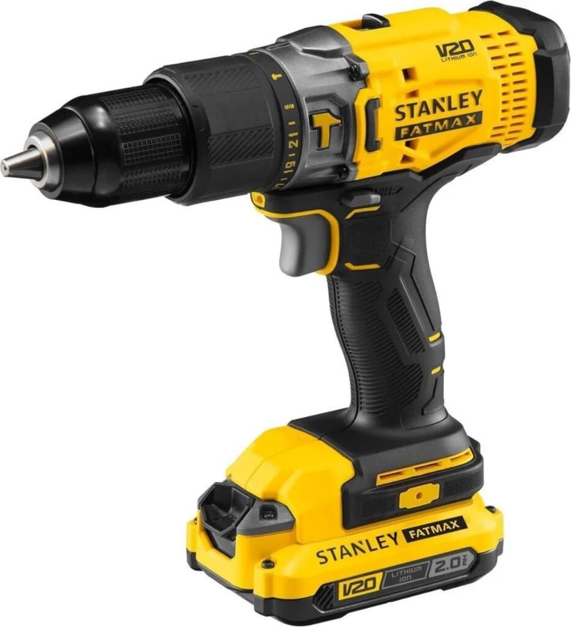 18V 2.0AH V20 Çift Akülü Darbeli Matkap SCD718D2K