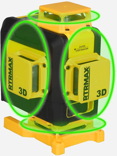 Şarjlı Otomatik Lazer Distomat 4*360 Derece Yeşil