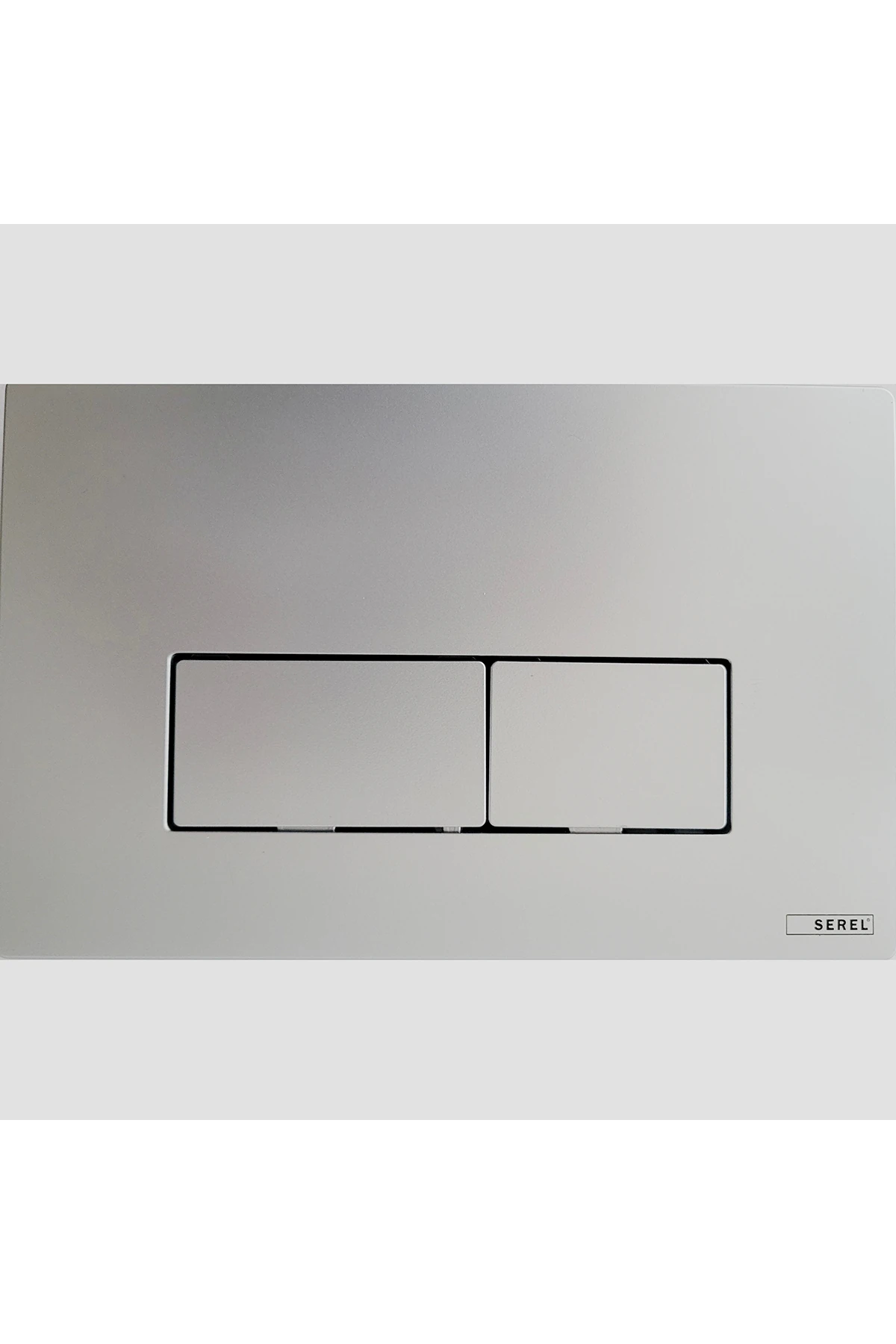 Serel Gömme Rezervuar Paneli Dik Dörtgen Formunda Parmak Izi Bırakmayan P580180 ECA Güvencesiyle