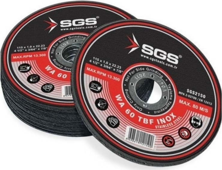 SGS 2150 115 mm Inox KESICI115X1.0X22.23