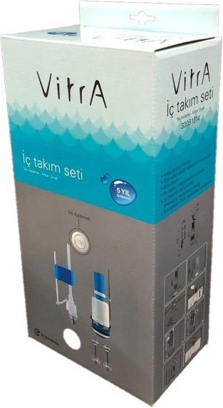 330B-1314 Tek Basmalı Klozet Rezervuar Iç Takımı Sessiz Dolum (Kaliteli Içtakımı)