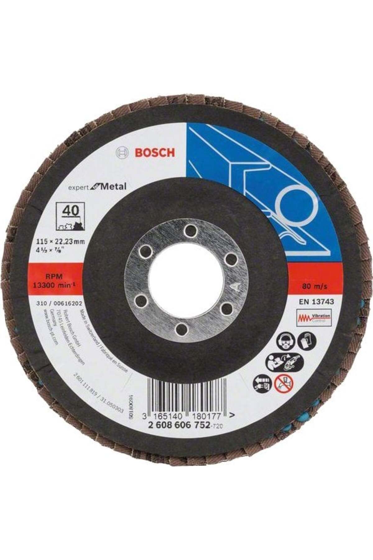 Expert Flap Zmpara Diski 115mm 40 Kum Metal