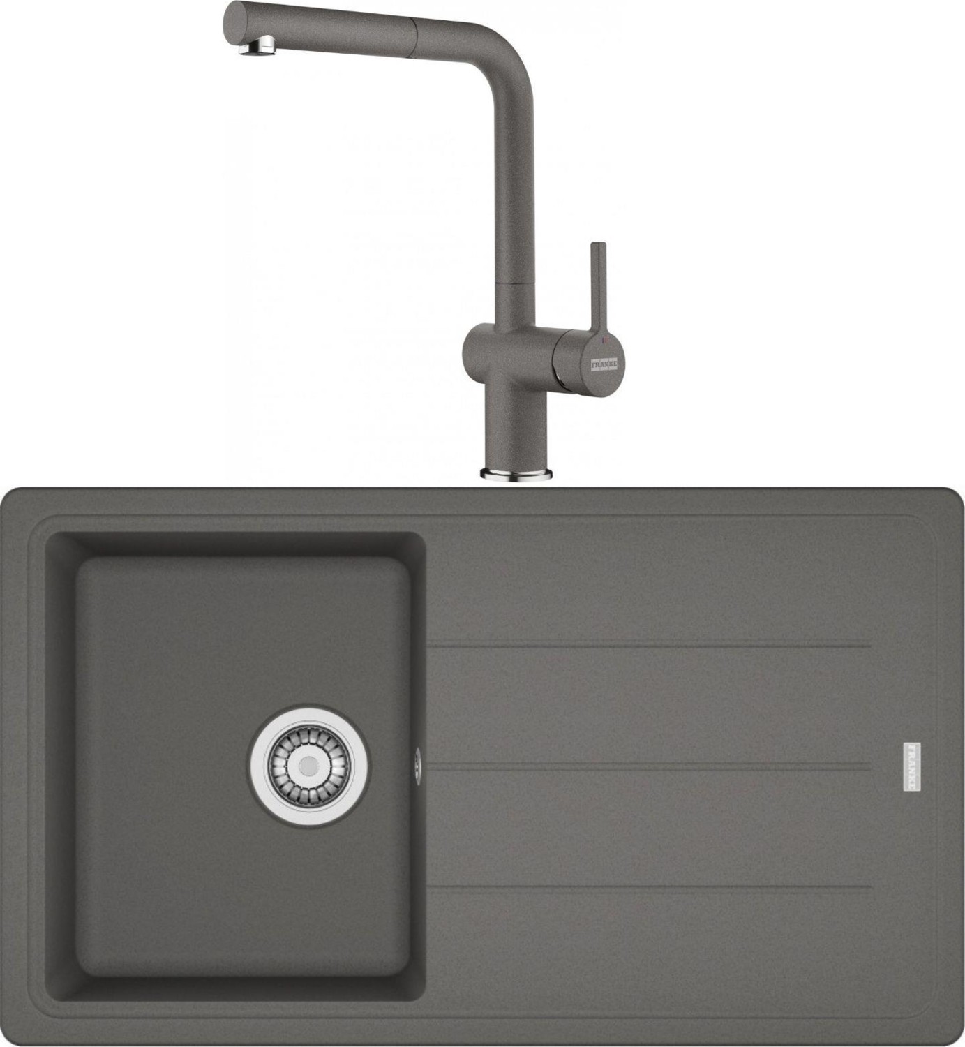 Basis Bfg 611-86 Stone Grey Granit Evye-Active Plus Doccia 2.0 Batarya Seti