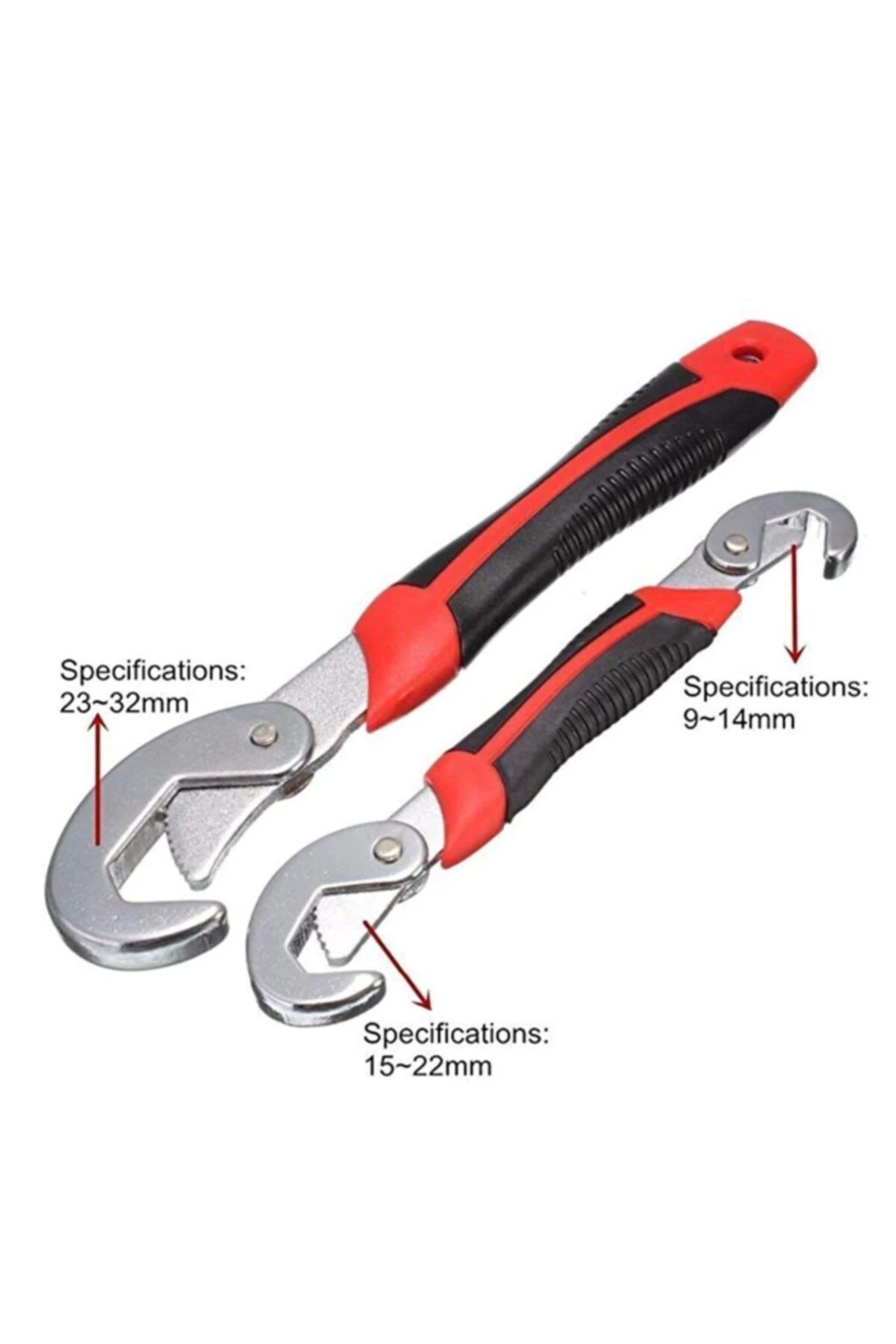 Çok Amaçlı Nano Grip Kurbağacık Akıllı Ingiliz Anahtarı Set 2li Set Kurbağacık Anahtarı