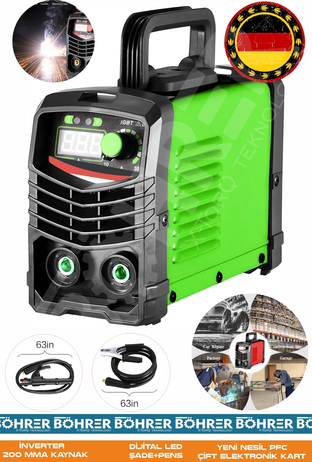Profesyonel 200A Inverter K02 Mma Kaynak Makinesi | Yüksek Performanslı | Yeni Nesil Teknoloji