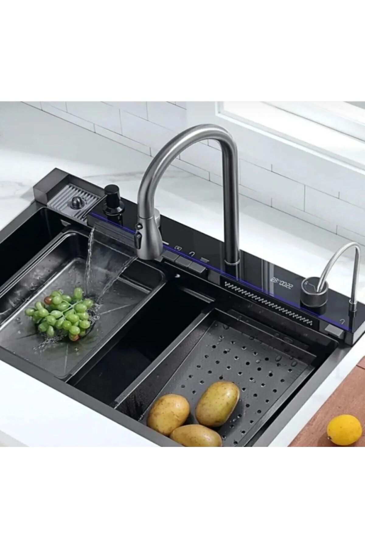 6 FONKSIYONLU ULTRA LÜKS TEKNOLOJİK EVİYE DÜĞME FONKSIYONLU