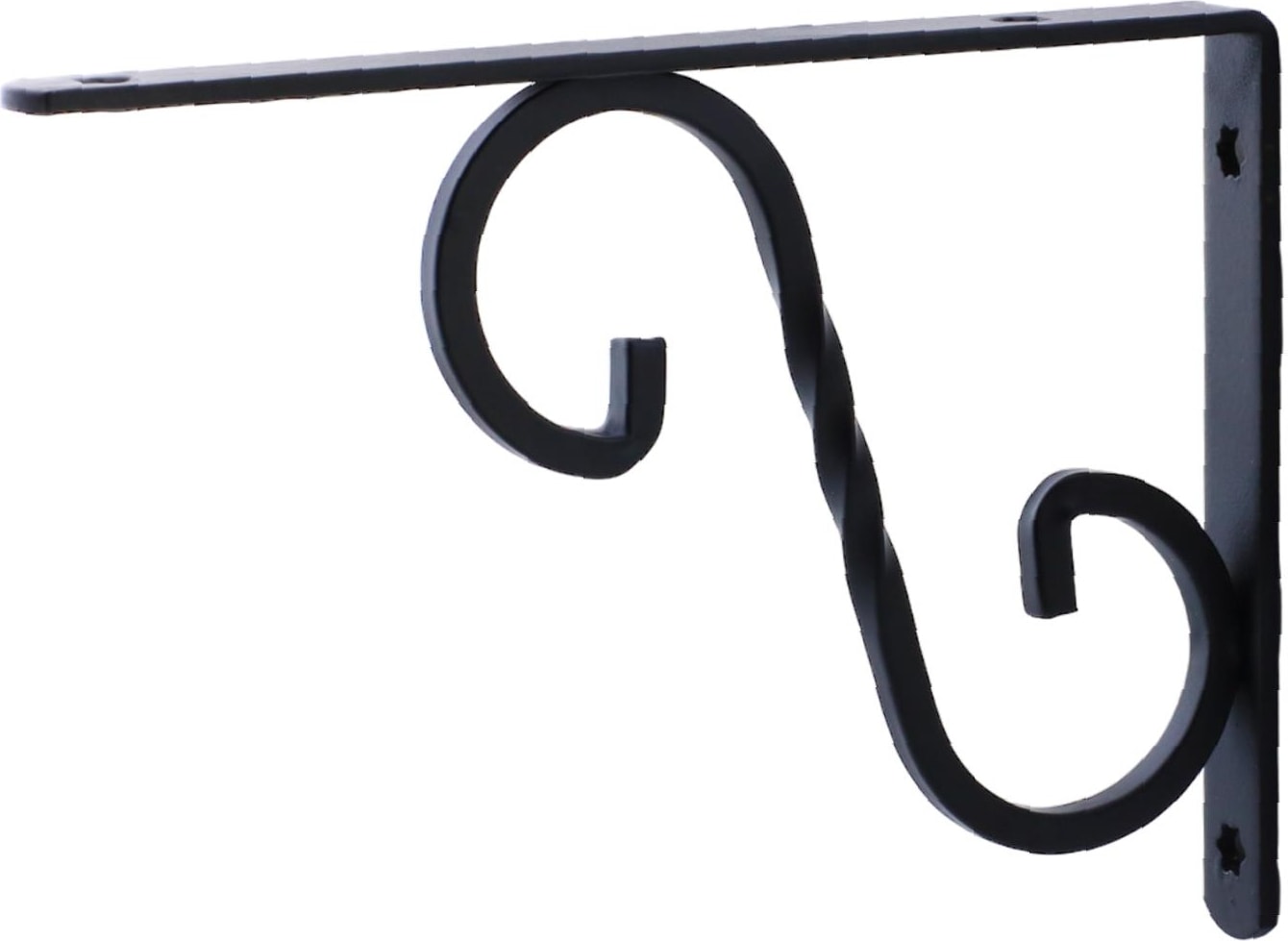 Raf Altı Raf Tutucu Metal Ayak Ferforje Siyah 150 X 230 mm (2 Adet)