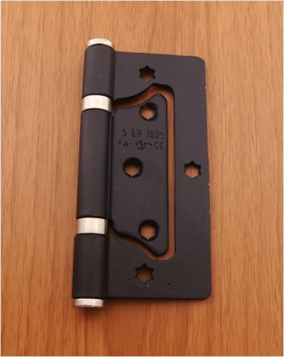 Mat Siyah Kapı Menteşesi Kelebek Paslanmaz Çelik, Şık ve Dayanıklı Tasarım