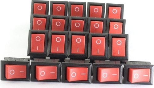 50 Adet, Devre Anahtarı, Güç Anahtarı, Aç Kapa Anahtar, Deney Seti, Tek Konum, On Of Switch