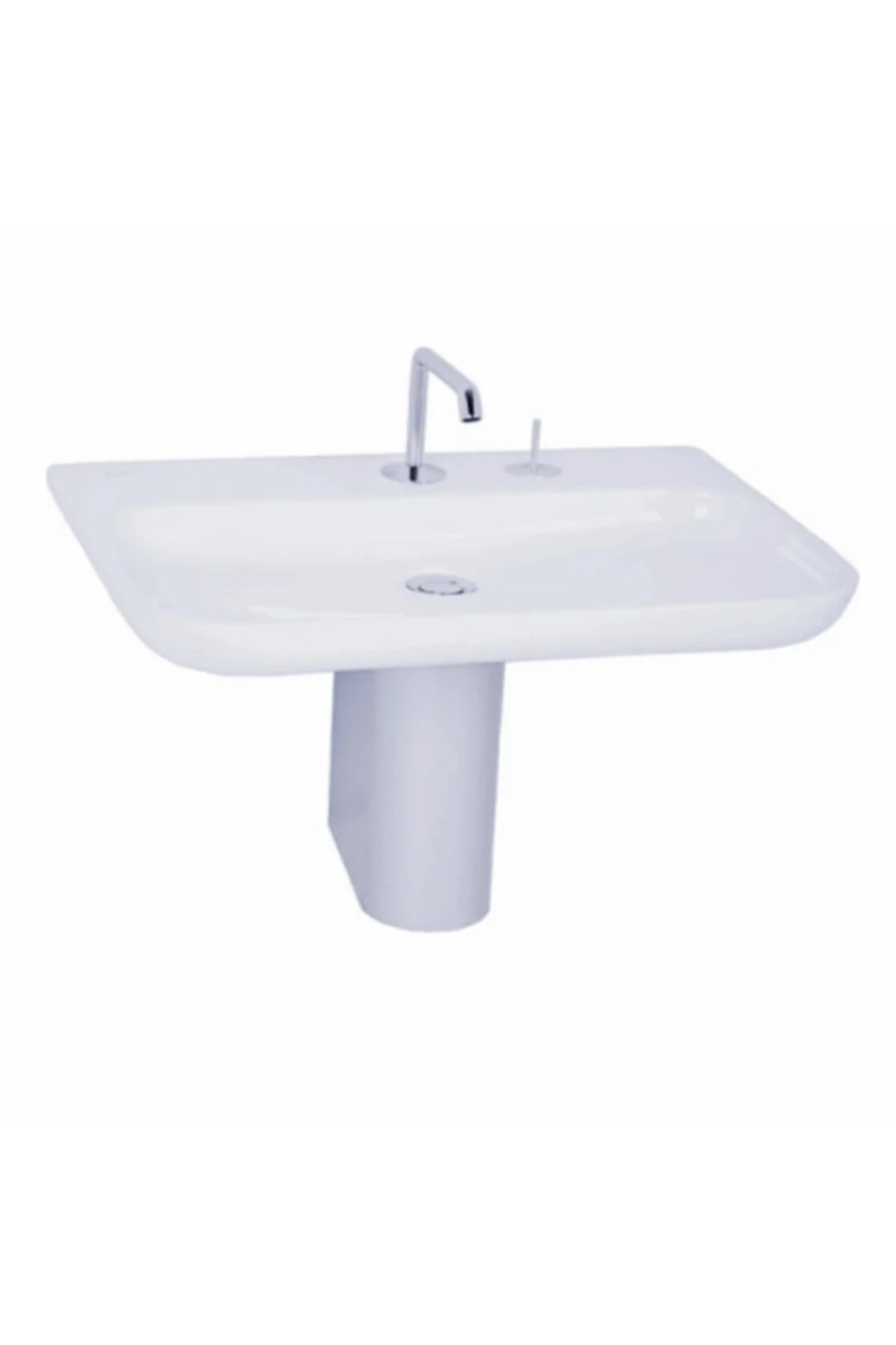 Mod Lavabo 65 cm - Çift Armatür delikli - çanak lavabo