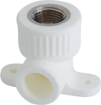 Pvc Içten Dişli Kulaklı Dirsek 20LIK Plastik