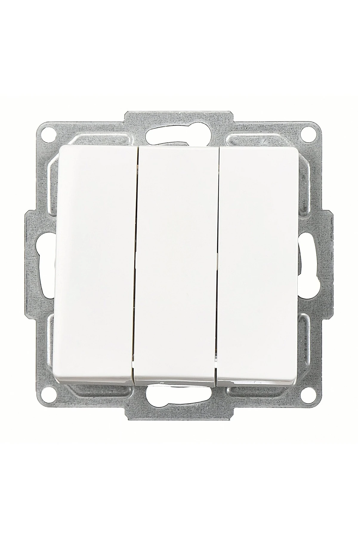 Visage Beyaz Üçlü Anahtar, Mek.- Çerçevesiz 12'li