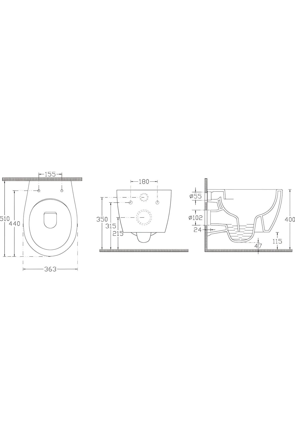 Ideal Standard Stradao Clearim Kanalsız Asma Klozet Yavaş Kapanır İnce Kapak Dahil