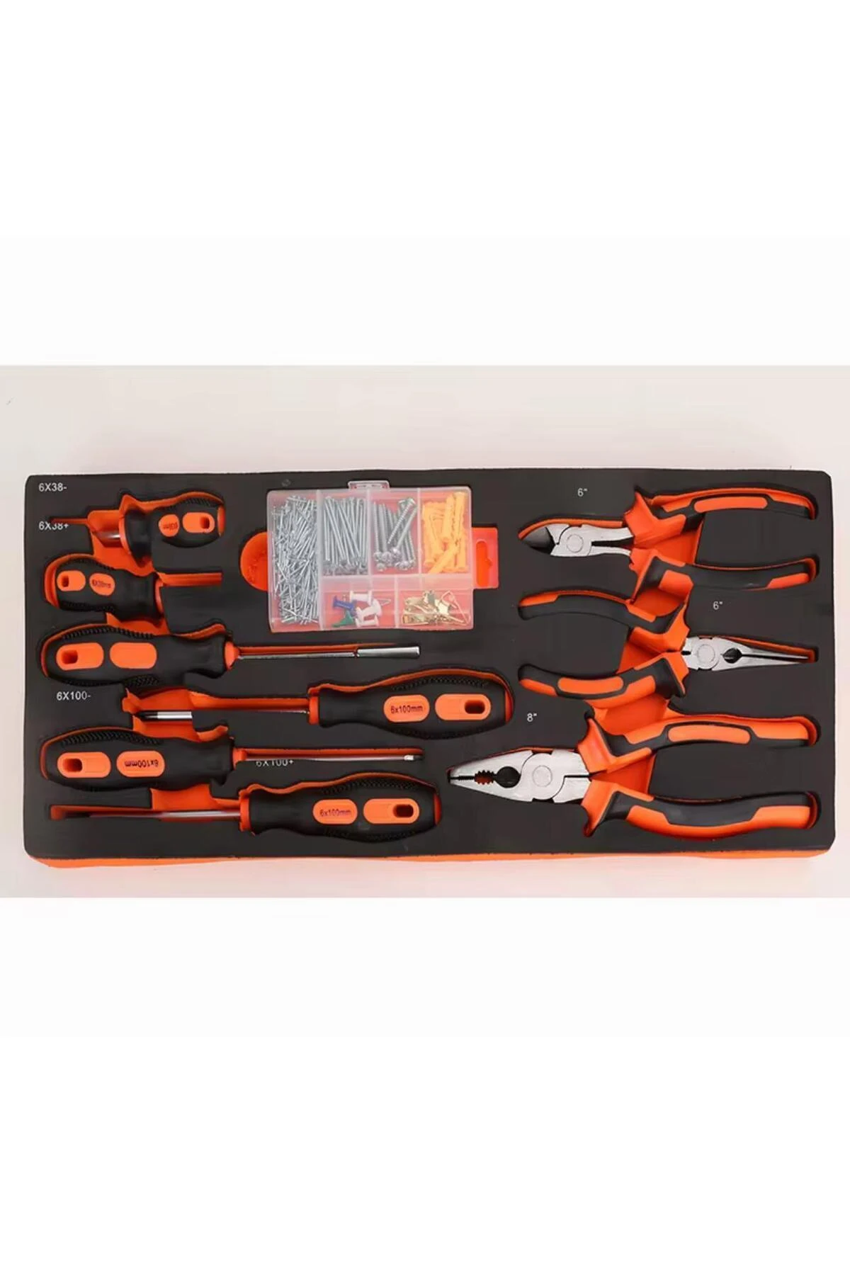 profesyonel el aleteri 225 parça dolu takım çantası metal çanta anahtar lokma takımları