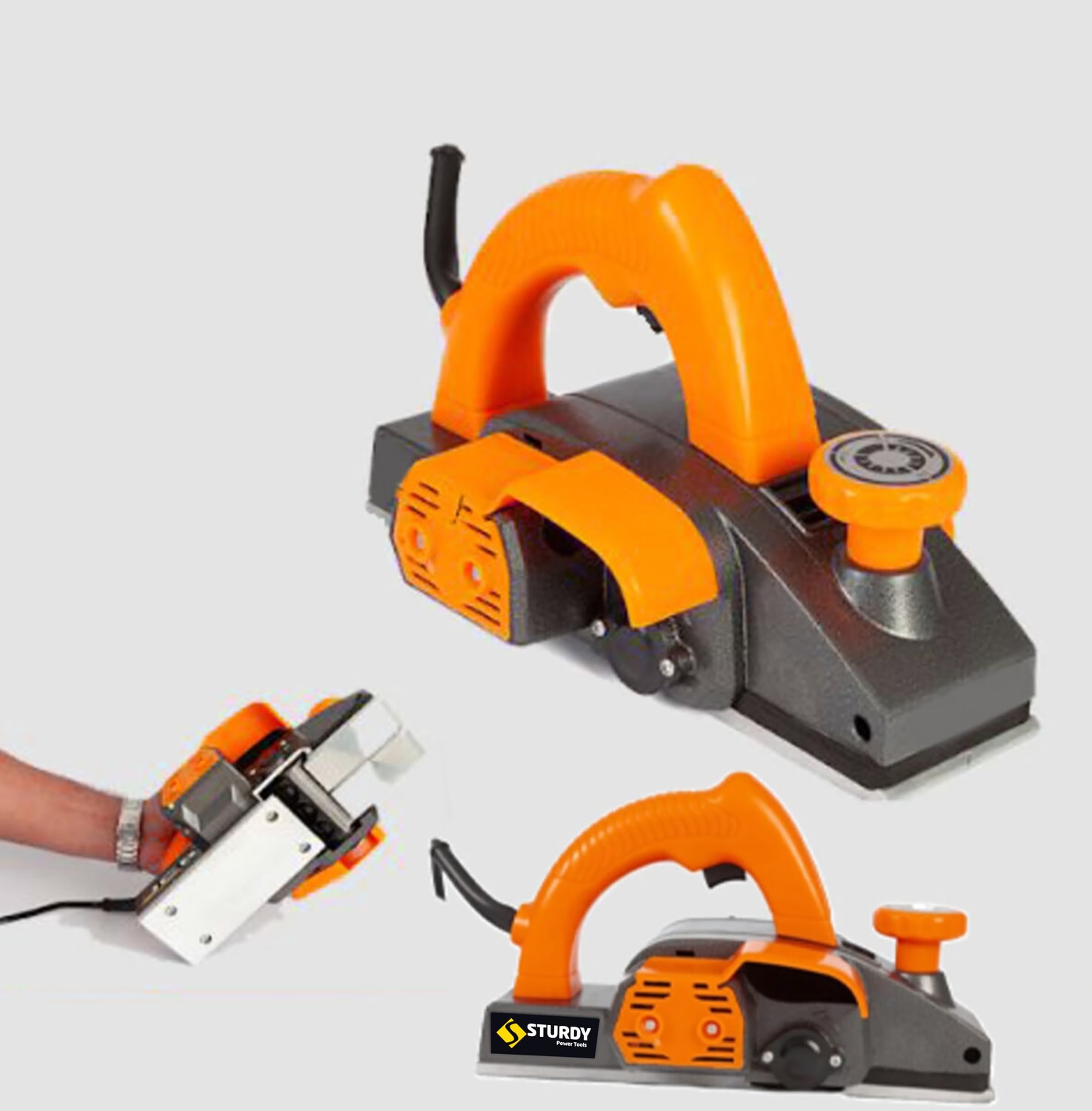 Power Tools 3000 Watt Magnezyum Çift Bıçaklı Sjs Metal Şanzuman Planya Makinası