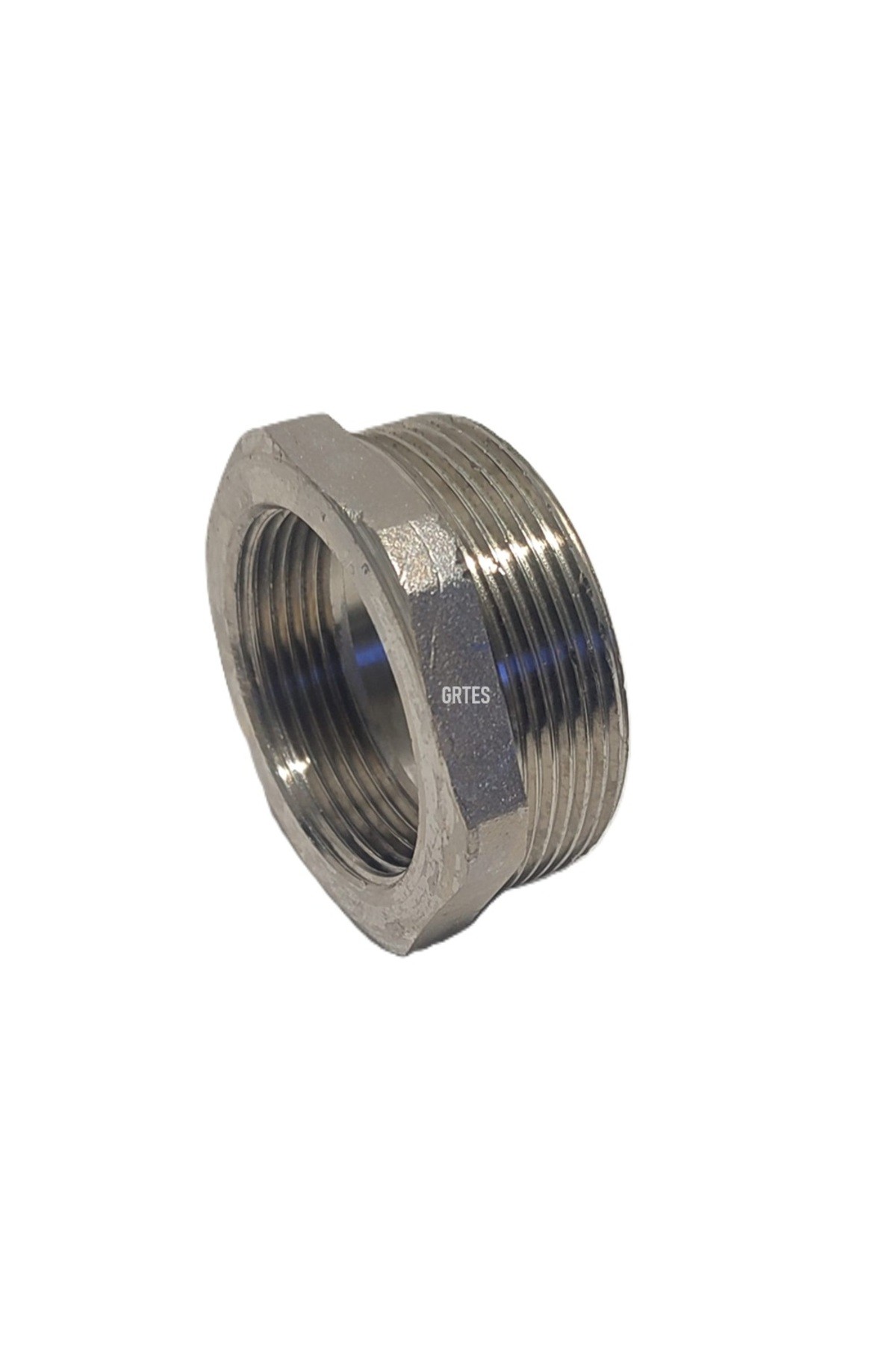 1 1/2" x 2" Sarı/Krom Redüksiyon - Brass Reduction