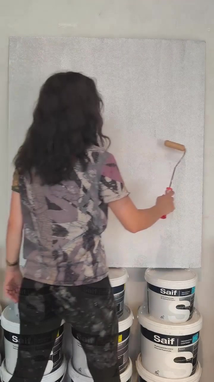 Saif Morina Gloss Sedefli, Kumlu Dekoratif Duvar Boyası