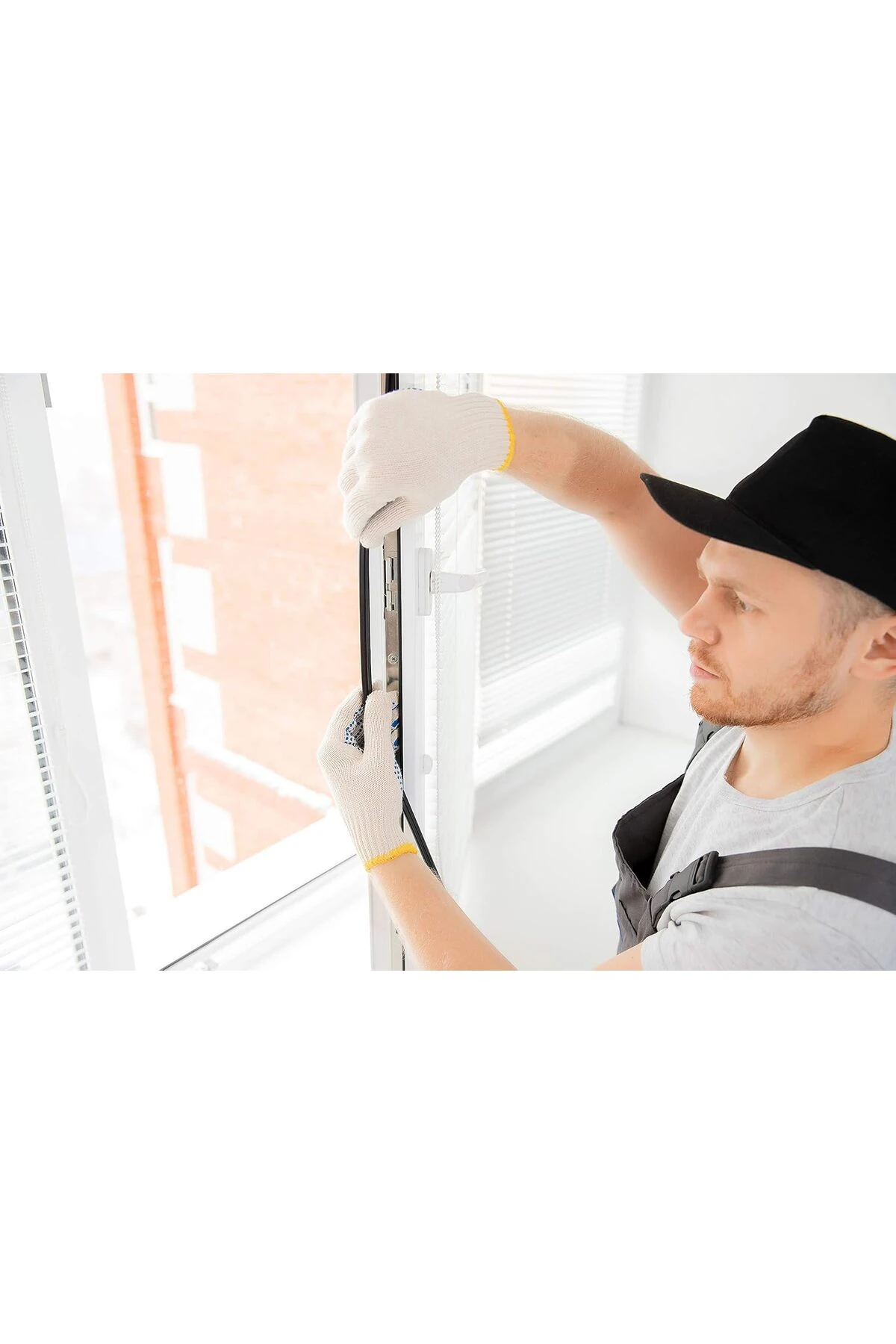 Pimapen Contası Gri Kapı Pencere Fitili 10 Metre Pvc Pimapen Fitili Bütün Markalara Uyumlu