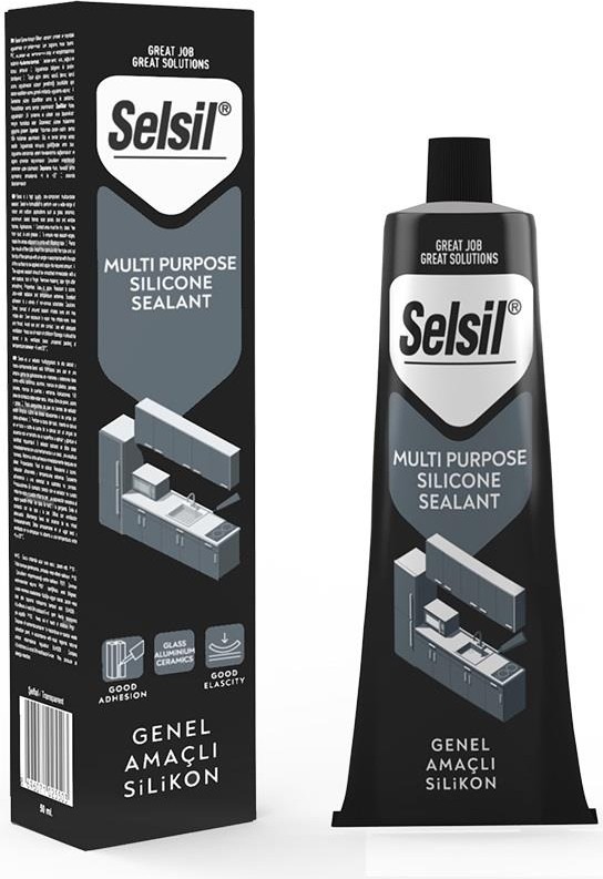 Genel Amaçlı Tüp Silikon Şeffaf 50 ml