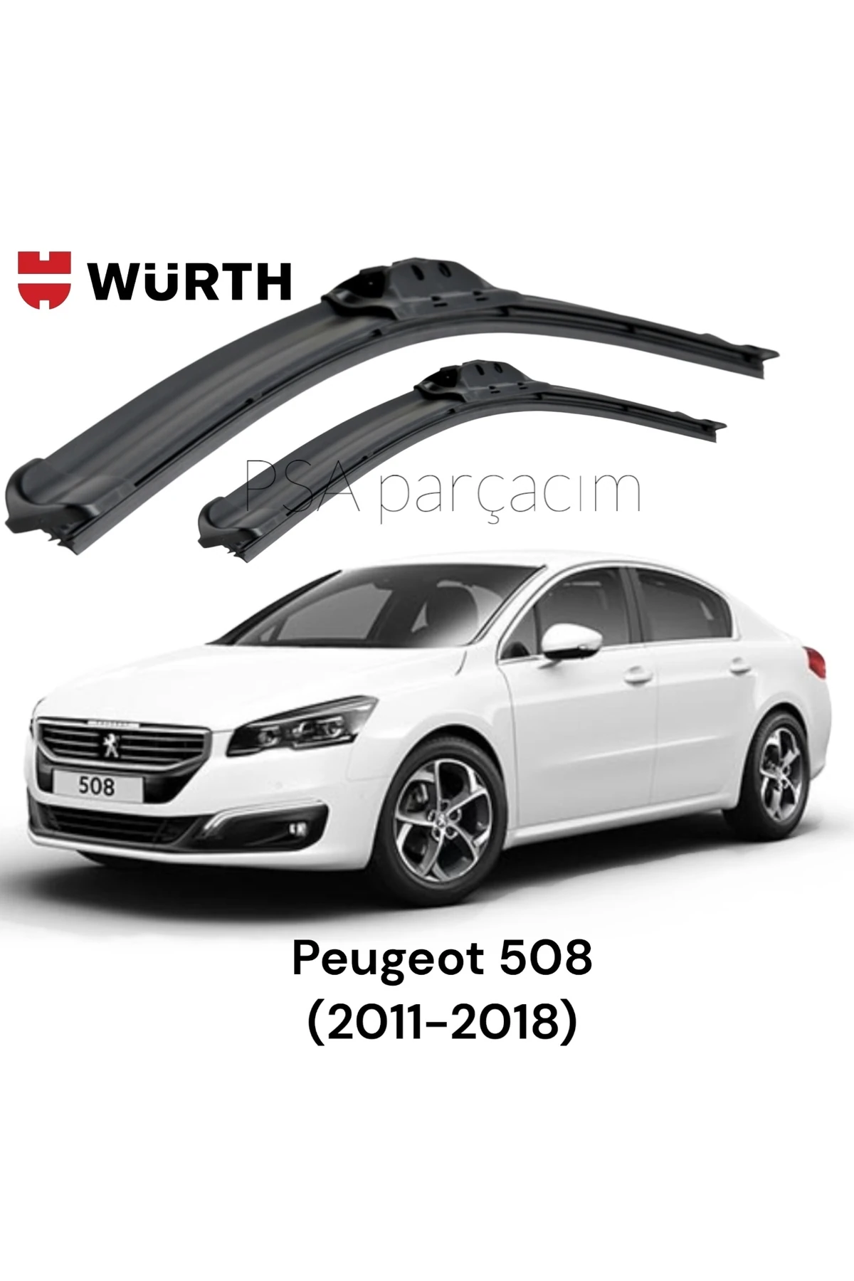 Peugeot 508 Muz Silecek Takımı (2011-2018) 2'li