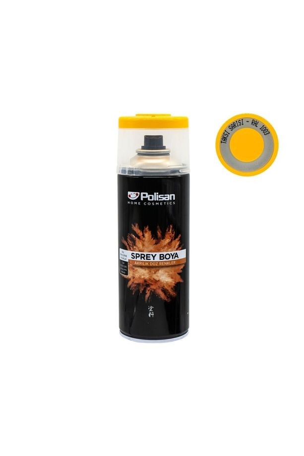 Akrilik Sprey Boya 400 Ml - Taksi Sarısı (ral 1003)