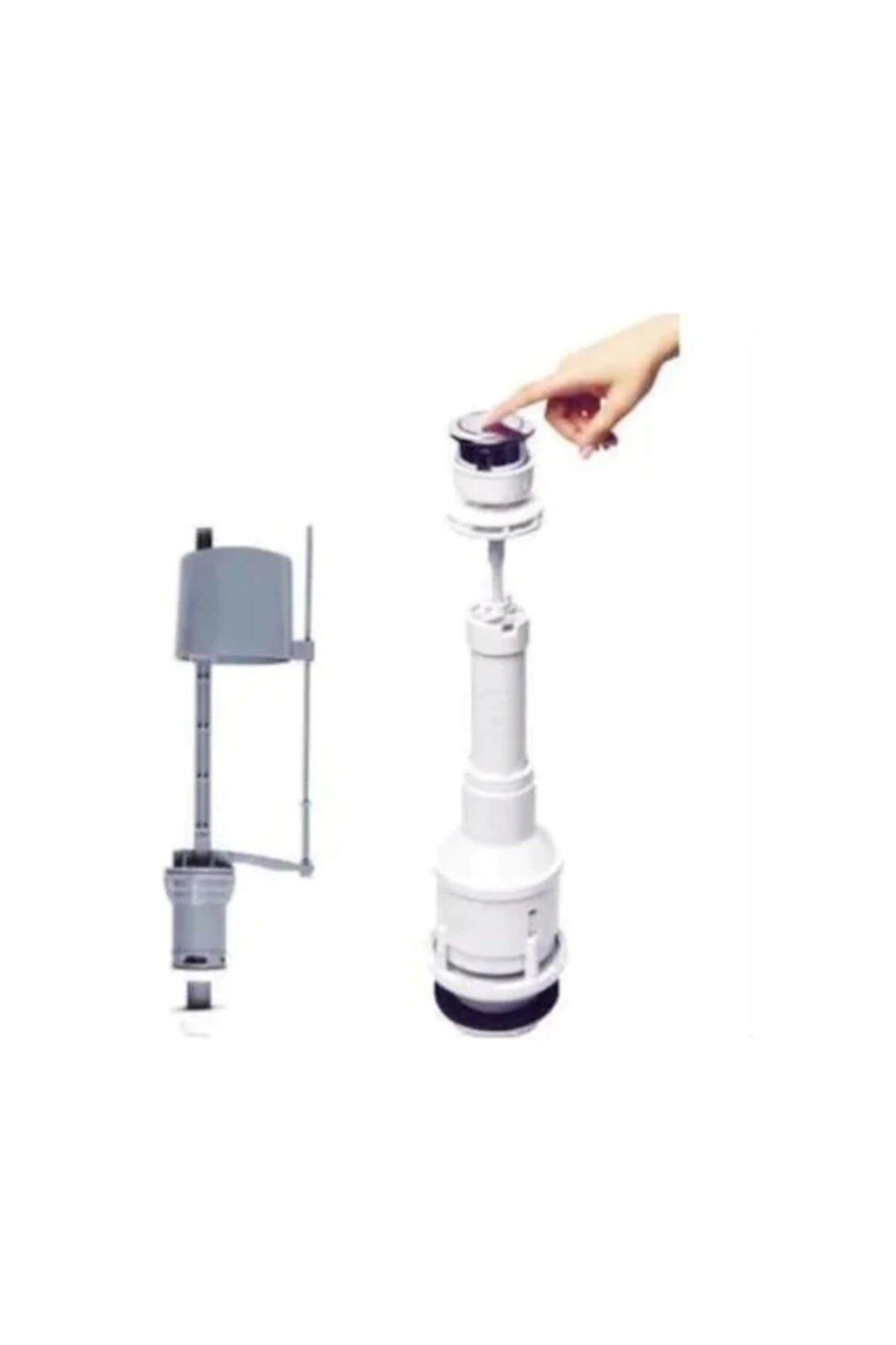 Klozet Sifon Basmalı Rezervuar Iç Takım Su Tasarruflu Seramik