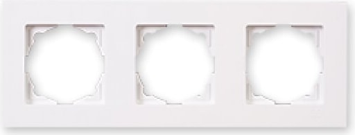 Eqona Beyaz Üçlü Çerçeve