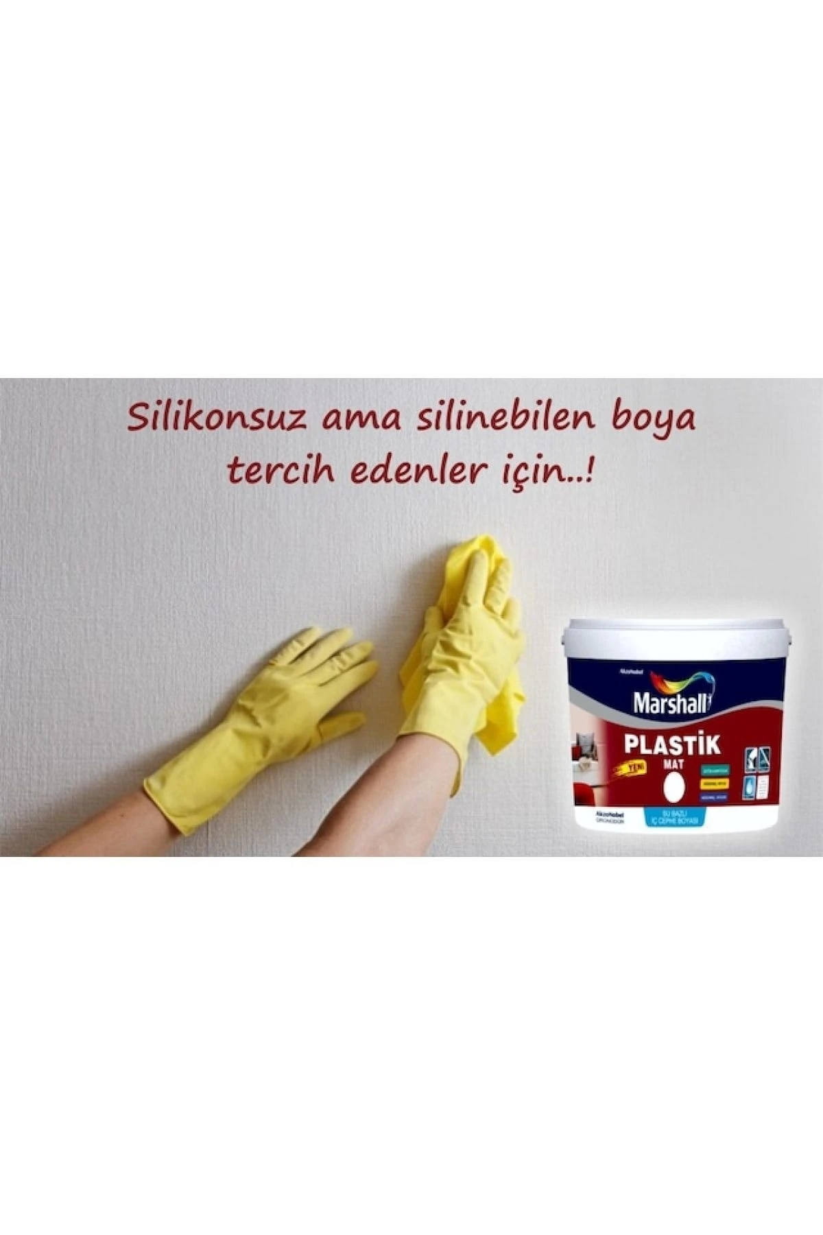 Plastik Mat Su Bazlı Duvar Boyası