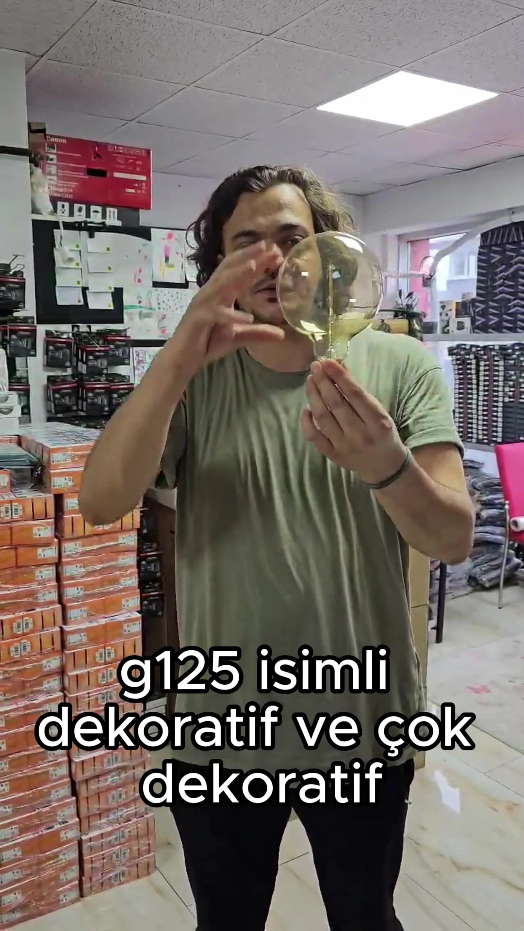 Rustik Led Ampül E27 Duy G125 4w