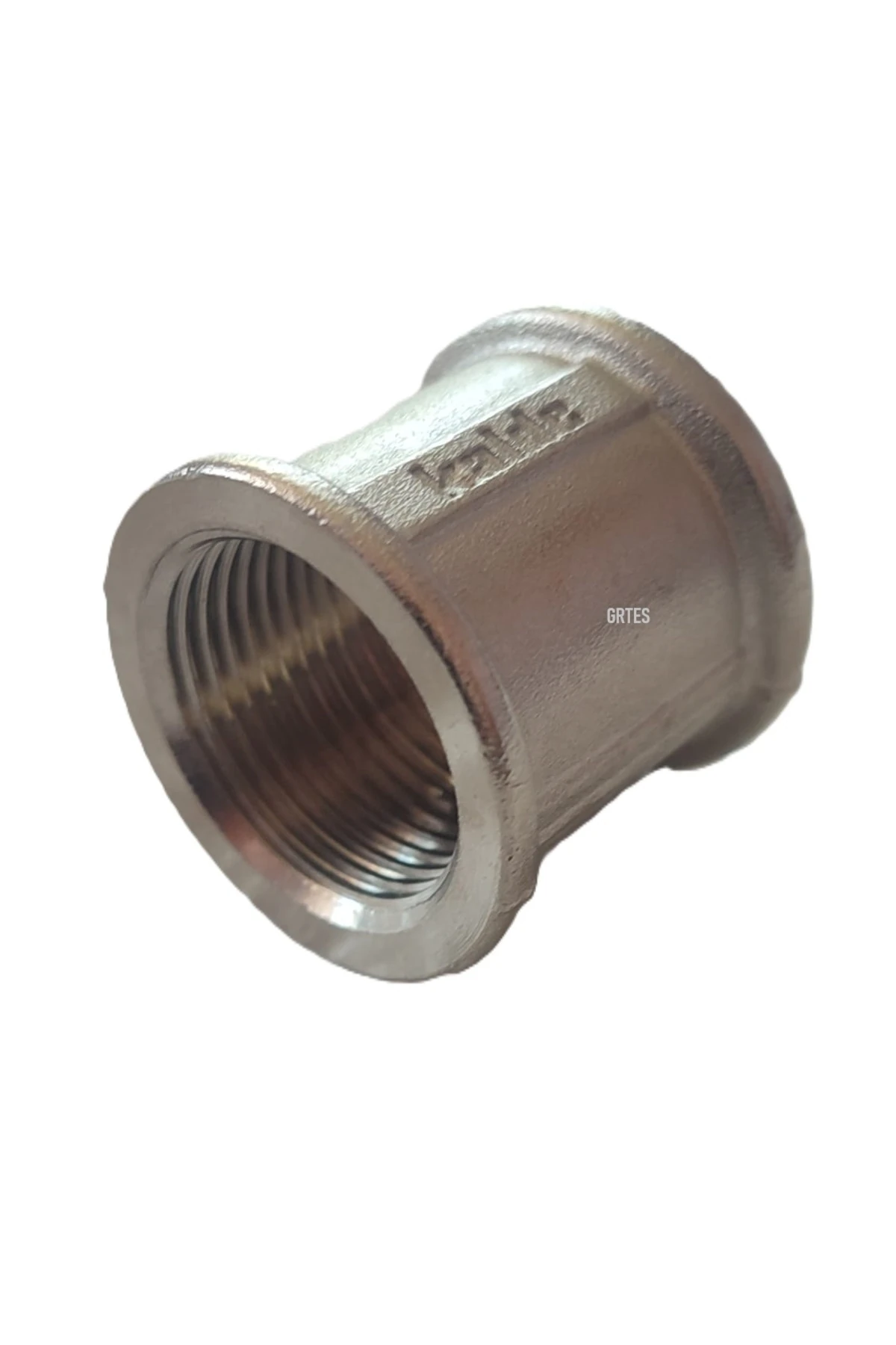 3/4"Dn20 Sarı/Krom Manşon İç Dişli (Dişi) - Chrome Threaded Sleeve