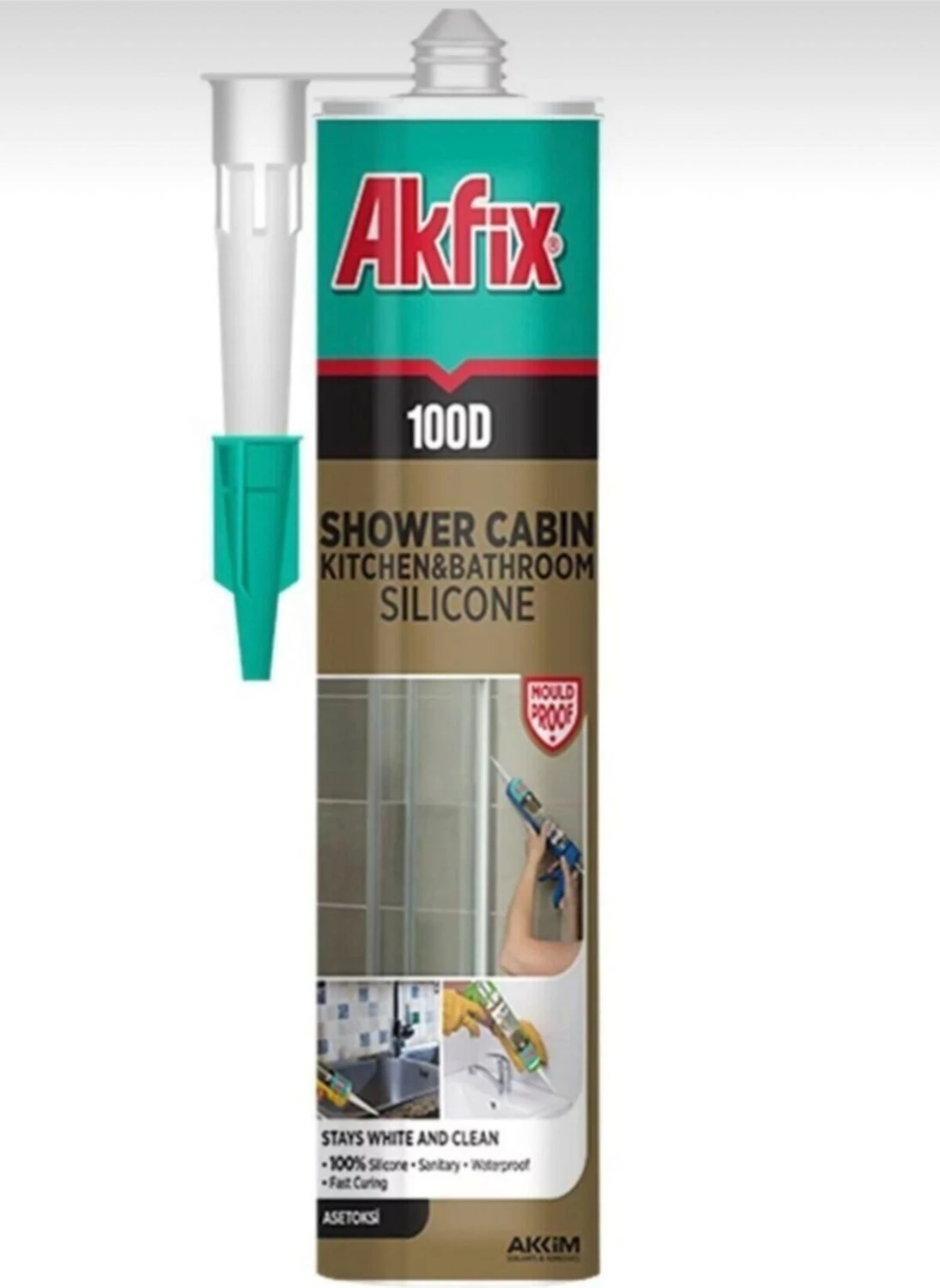 100D Duşakabin Silikonu Şeffaf SILIKON310