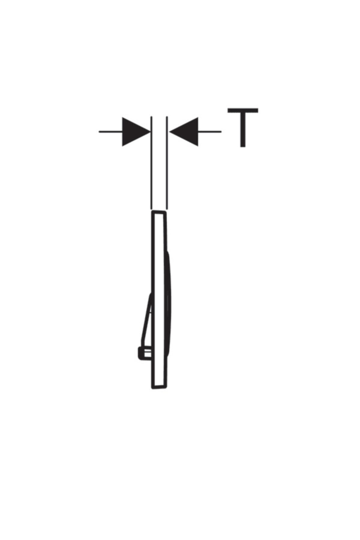 Geberıt Sıgma Kumanda Kapagı Mat/parlak/mat 115.882.kn.1