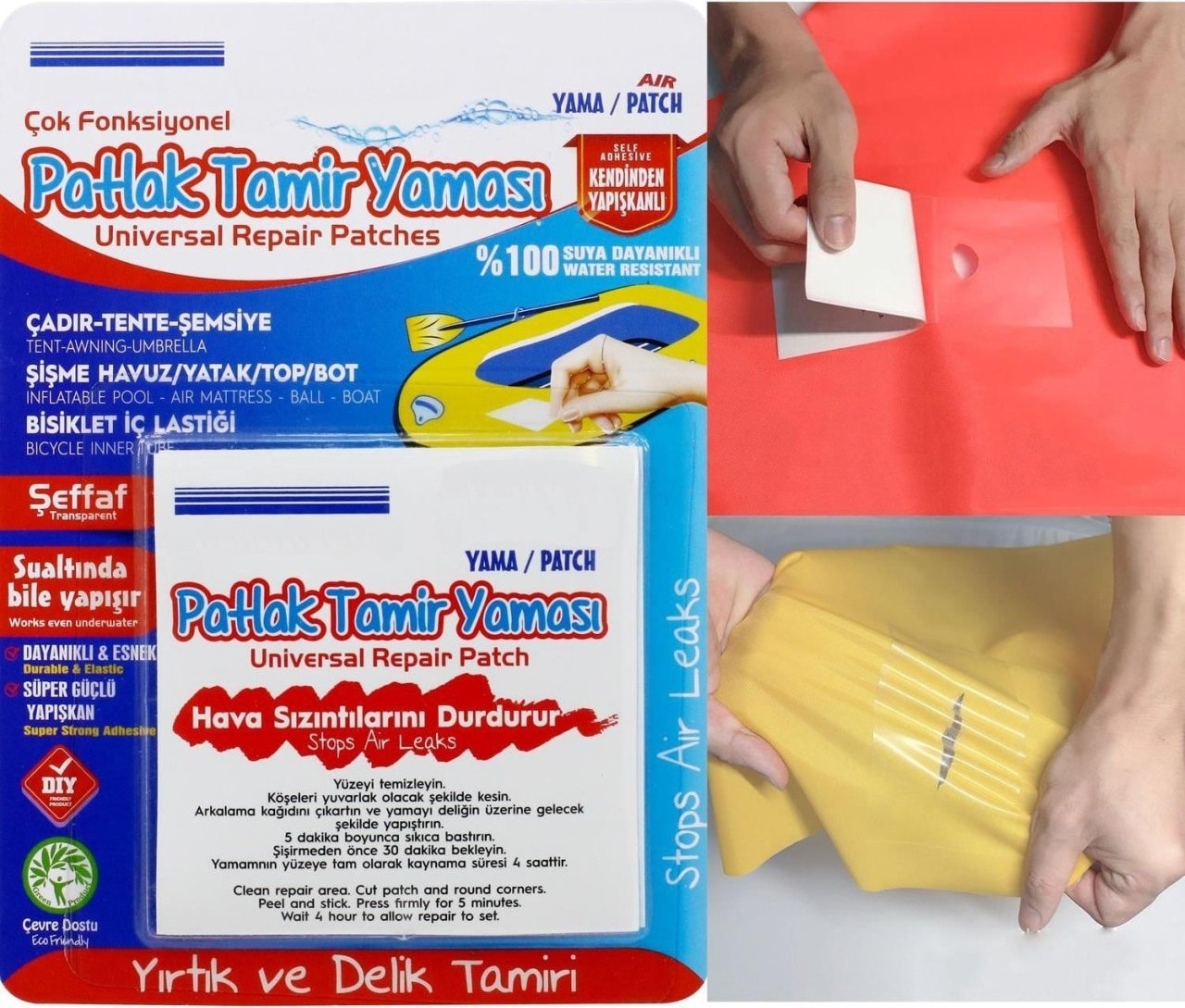 Patlak Tamir Yaması Şeffaf